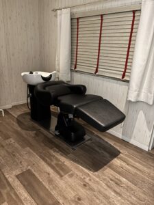 浦和の美容室ラソル 落ち着いたシャンプー台