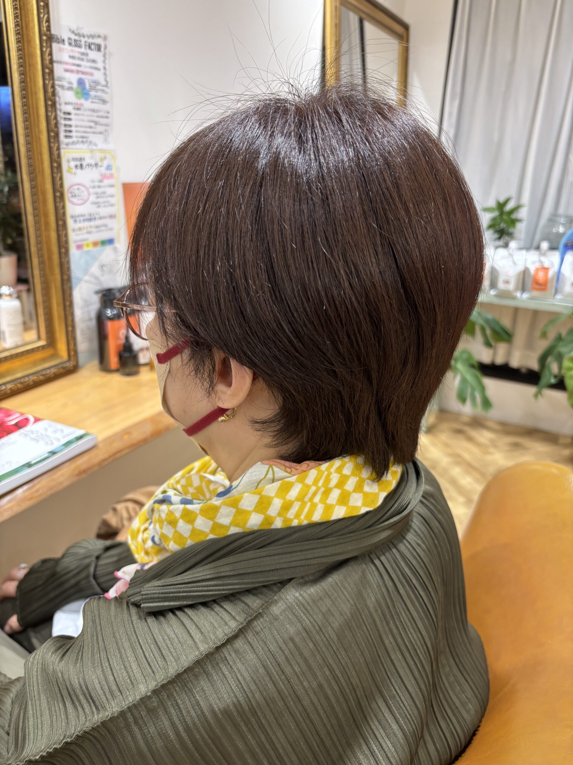 浦和】和漢彩染カラー｜低刺激で艶の白髪染め（40代50代）