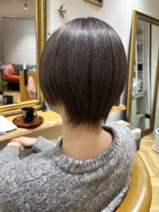 和漢彩染カラーのビフォーアフター｜浦和で艶のある白髪染め