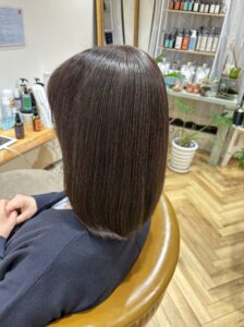 浦和 和漢彩染カラー仕上がり